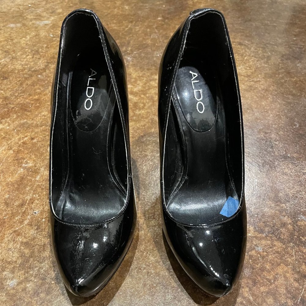 Black Patent Aldo Pumps 37